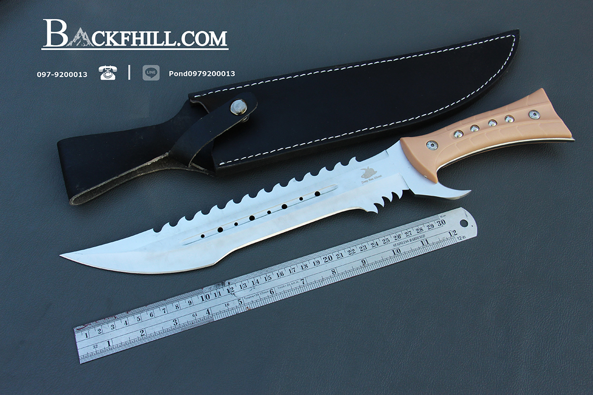 ดาบอสูรใต้ทะเล Deep Sea Ghost สุดโหดทะเลลึก Stainless Steel 17 นิ้ว