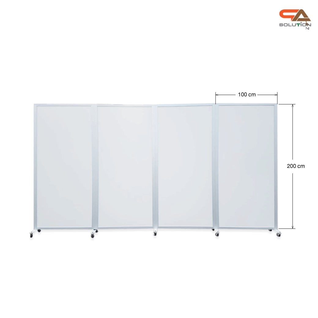 เช่าบอร์ดนิทรรศการ แบบตั้งเนื่องตั้งแต่ 3 บานขึ้นไป พร้อมล้อ ขนาด 100x200 ซม. พับเก็บได้ เคลื่อนย้ายสะดวก พร้อมบริการติดตั้งและรื้อถอน