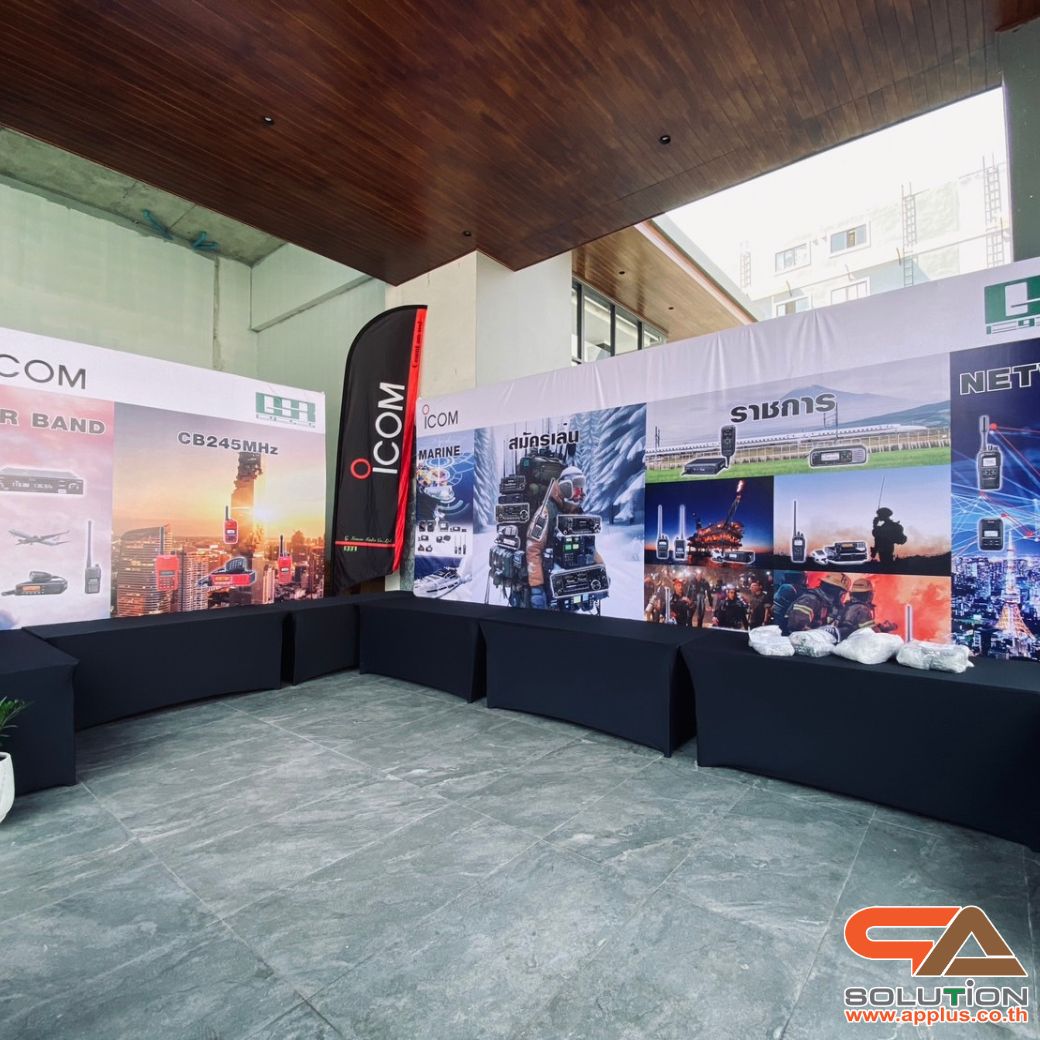 เช่าแบคดรอบไวนิล ขนาด (W)200-300 x (H)200-300 cm. โครงเหล็กพร้อมขาค้ำยัน เหมาะกับงานภายนอกอาคาร