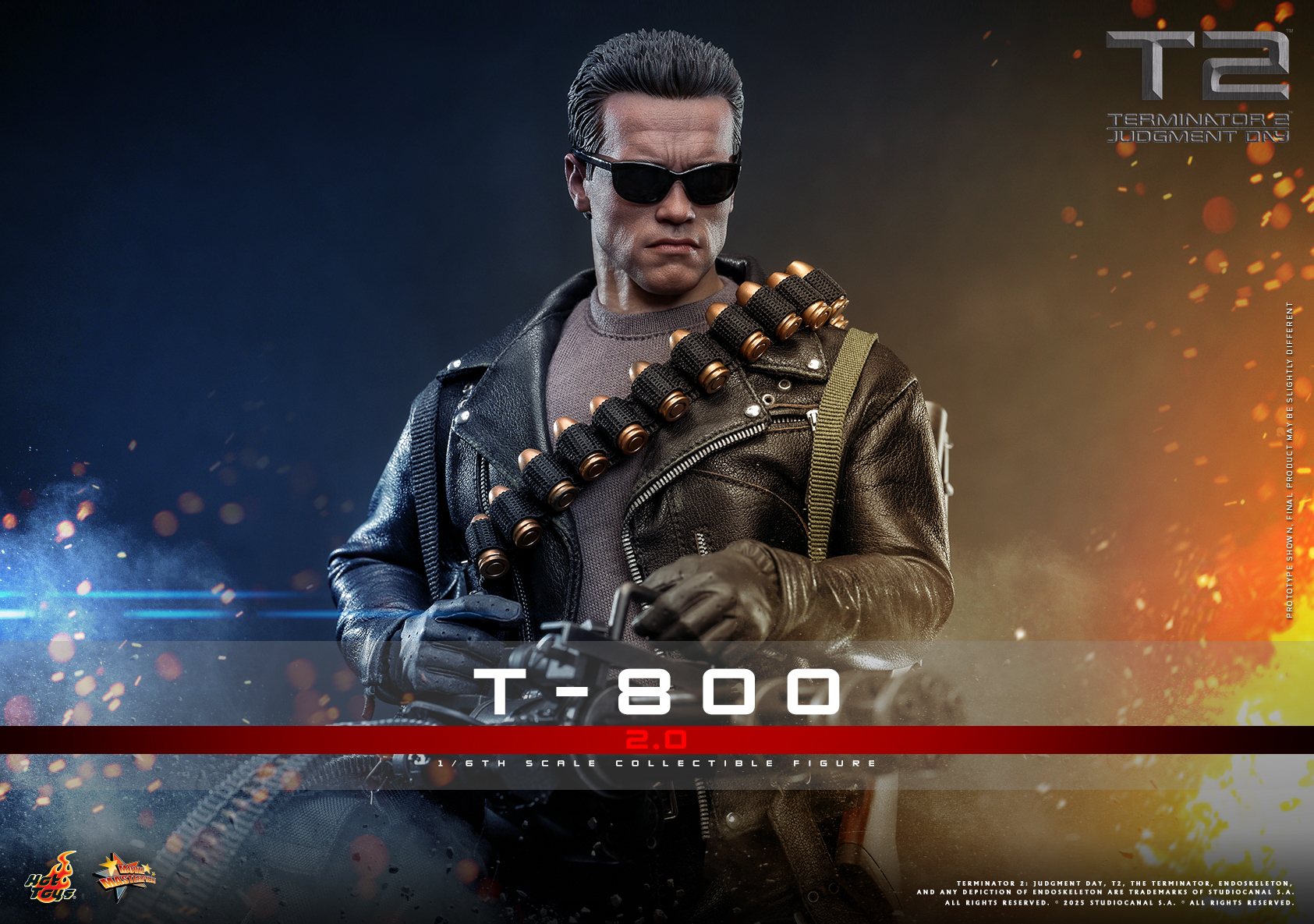 Hot Toys MMS795 Terminator 2: Judgment Day - T-800 (2.0)