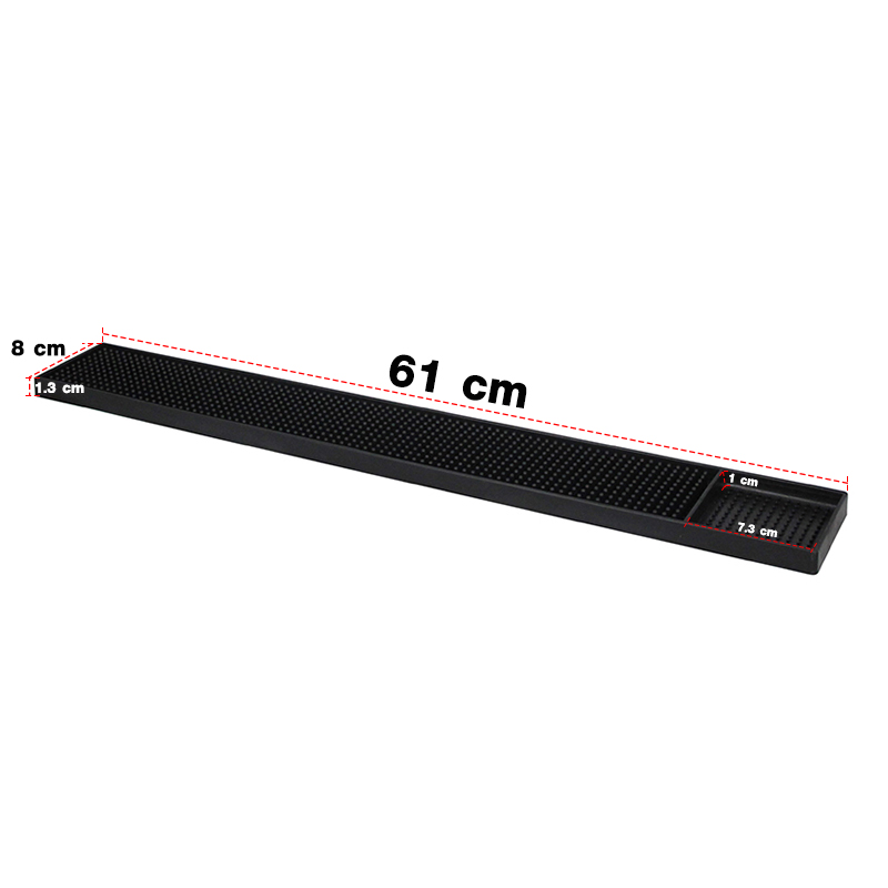 เสื่อยางกันลื่น บาร์แมท เสื่อบริการ 8 x 61 x 1.3 cm