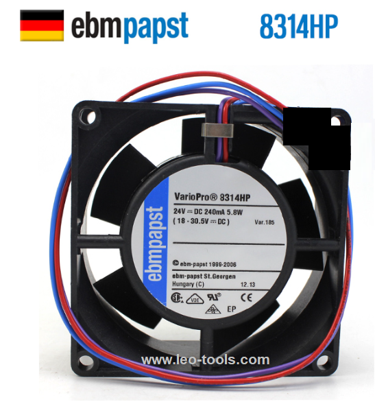 Ebmpapst 8314HP 24V 0.24A 8 ซม.พัดลมระบายความร้อน