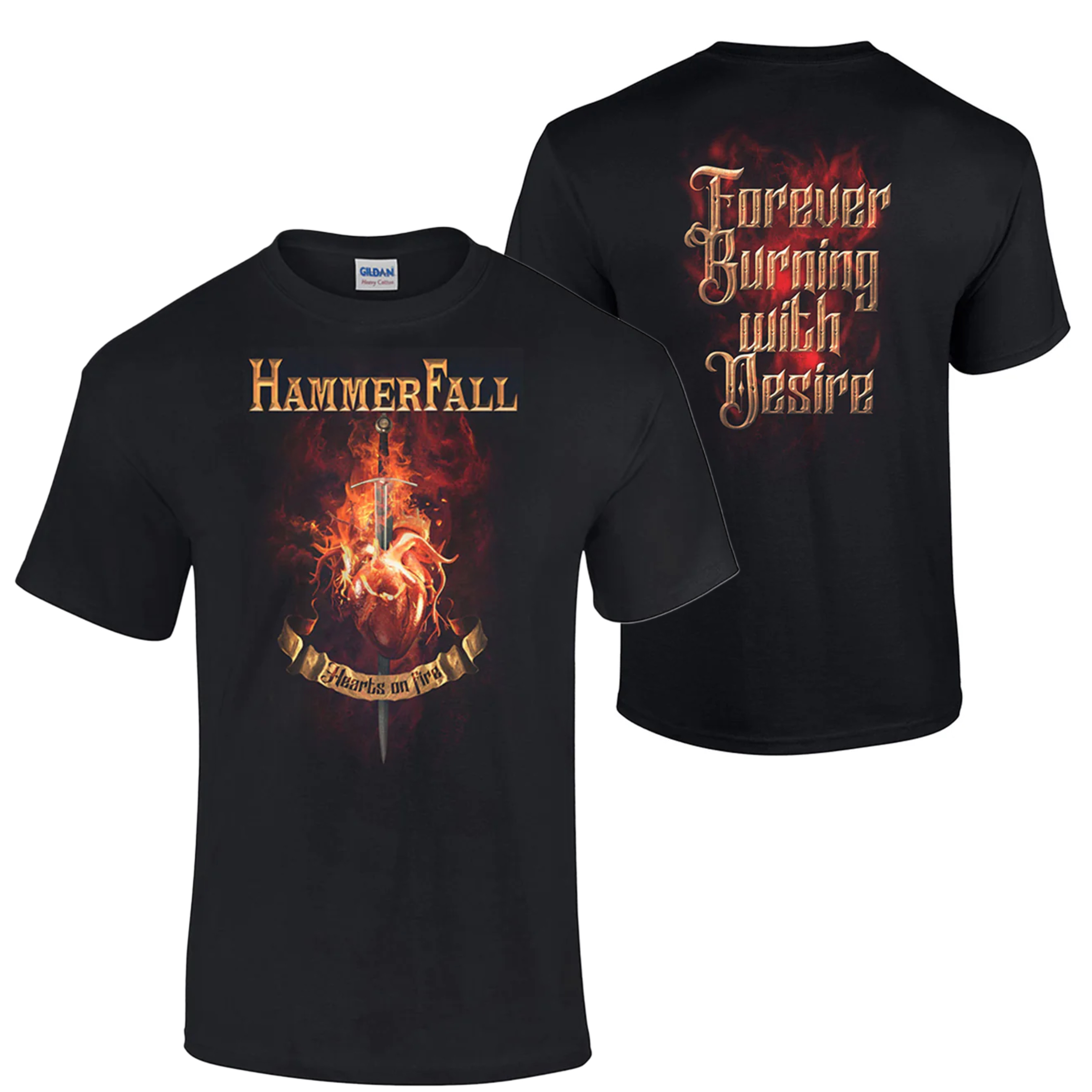 🇺🇸[PREORDER] เสื้อวง HAMMERFALL T-SHIRT รวมลายสุดฮิต ลิขสิทธิ์แท้จาก USA