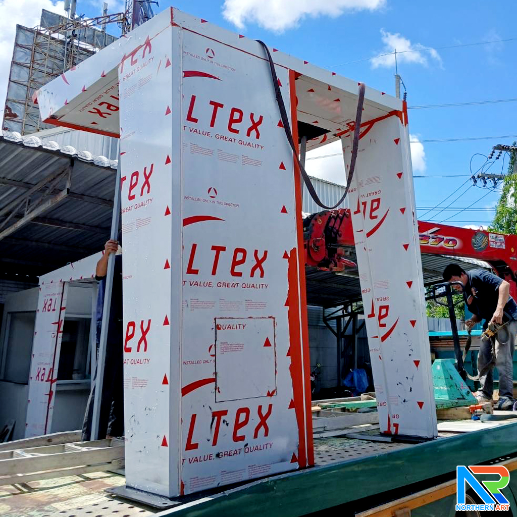 ป้ายซุ้มคอมโพสิต EV Charging Station