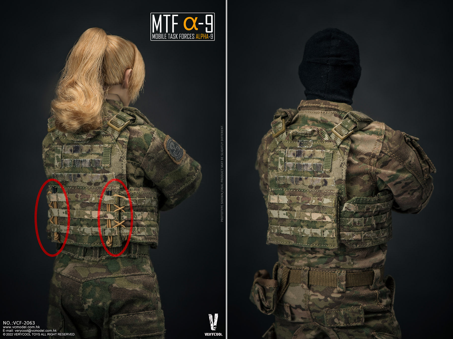 VERYCOOL VCF-2063 1/6 Mobile Task Forces Alpha-9