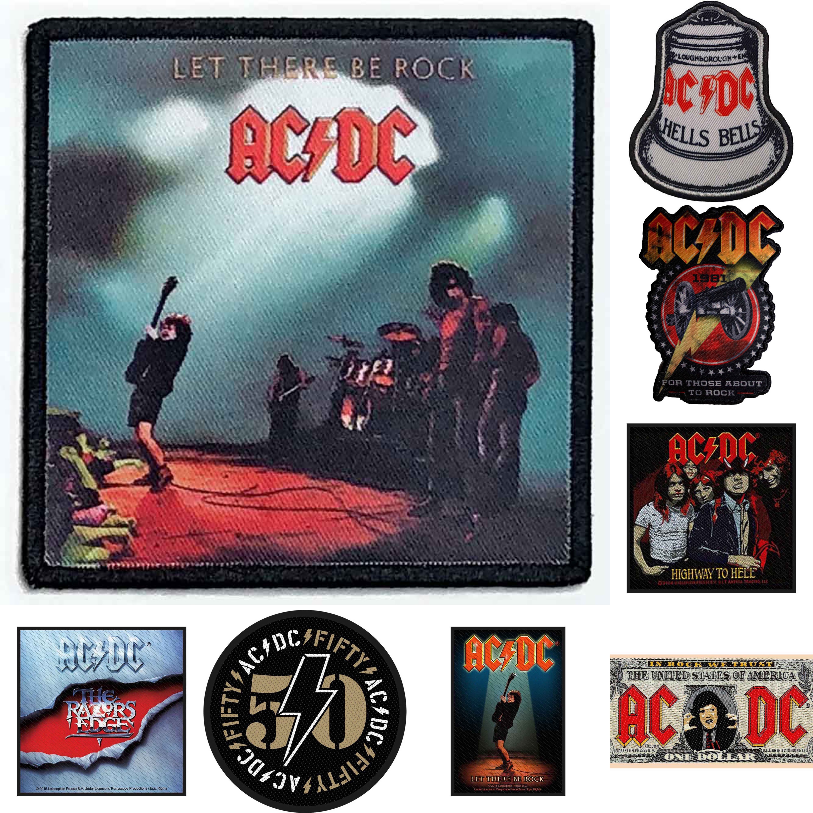 🎸 PREORDER อาร์มวง AC/DC PATCH (STANDARD) ลิขสิทธิ์แท้ | รวมลายสุดคลาสสิกจาก UK 🇬🇧