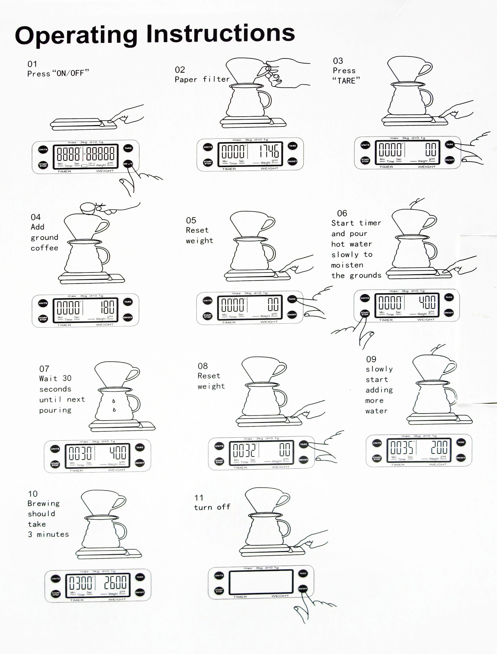 Coffee sever for dripper 360 ml.