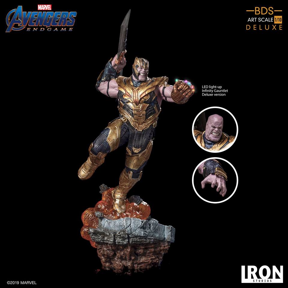Iron Studios BDS Deluxe Art Scale 1/10 Avengers Endgame - Thanos