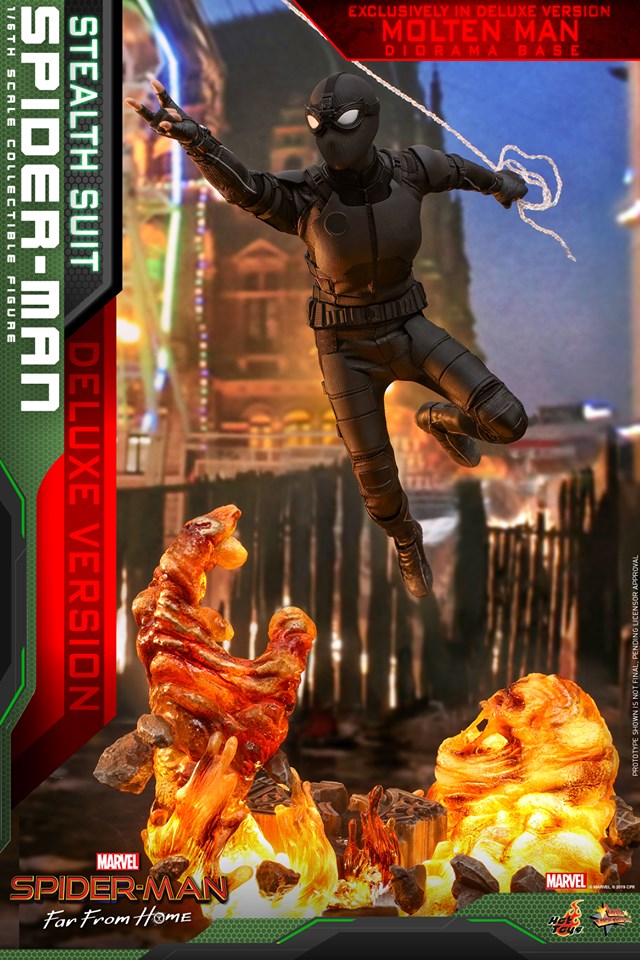 Hot Toys MMS541 Spider-Man: Far From Home - Spider-Man (Stealth Suit) (Deluxe Version)