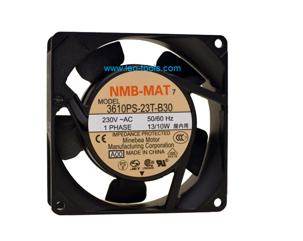3610PS-23T-B30 AC 230V 92mm x92 mm x25mm.Fan NMB ( 09225PB-B3L-EP )