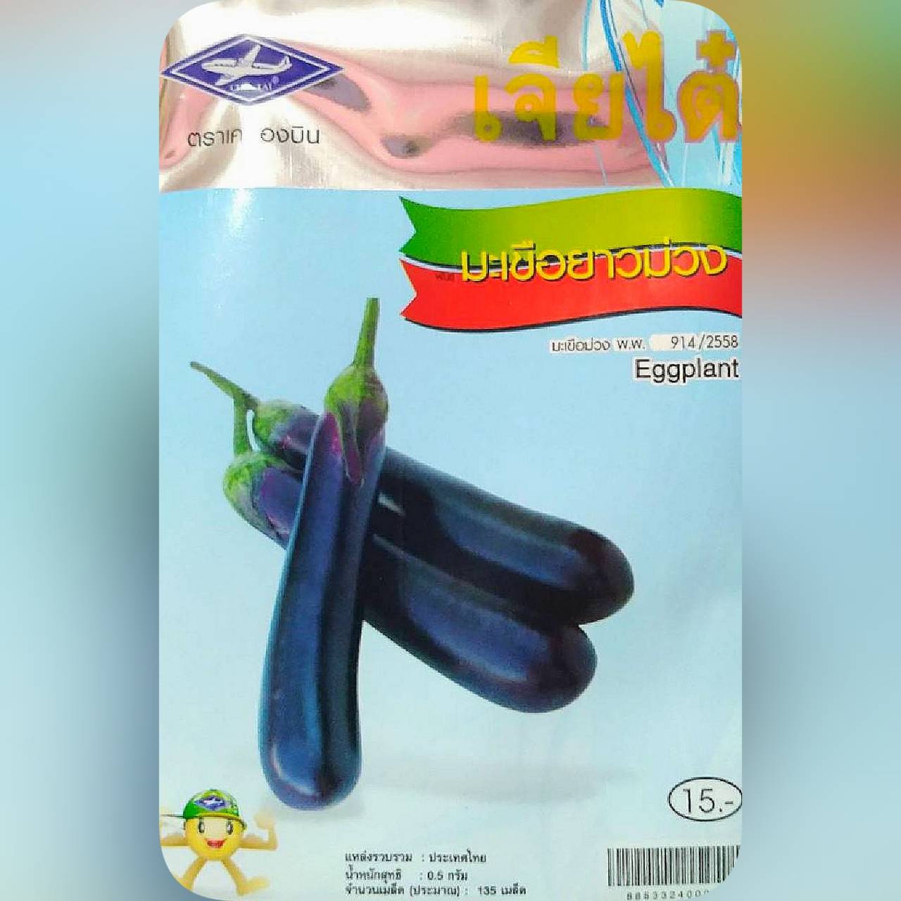 มะเขือยาวม่วง เจียใต๋