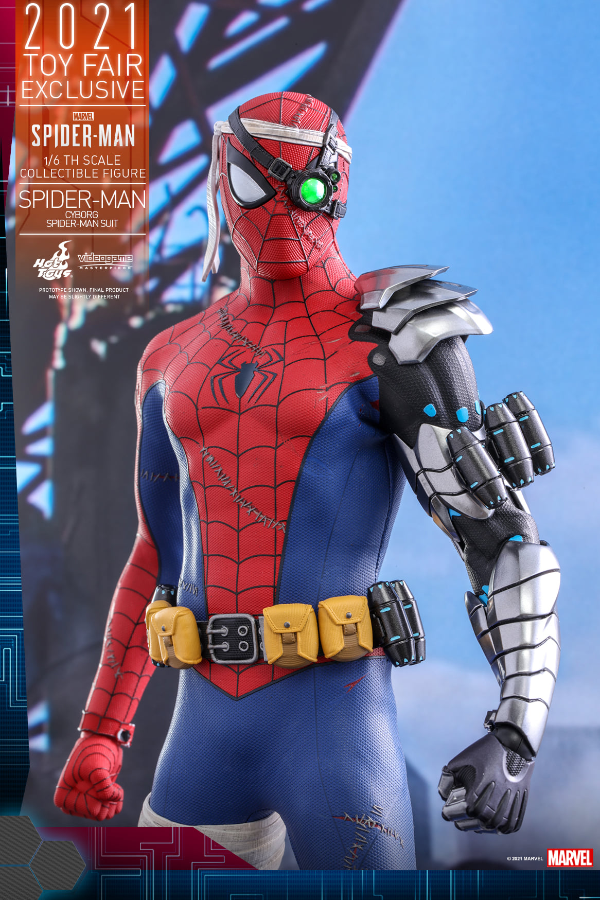 Hot Toys VGM51 1/6 Marvel's Spider-Man - Spider-Man (Cyborg Spider-Man Suit) [Toy Fair Exclusive 2021]