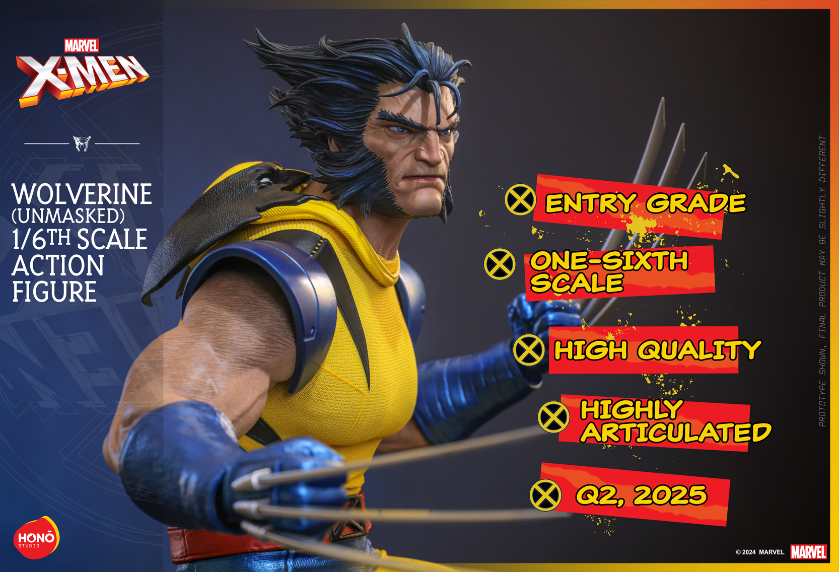 HONO STUDIO HS06 X-Men - Wolverine (Unmasked)