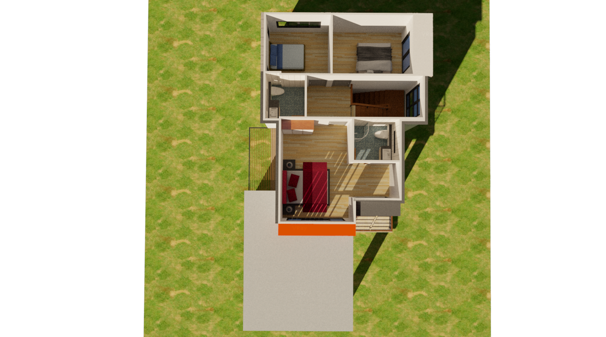 แบบบ้าน2ชั้น สไตล์โมเดิร์น