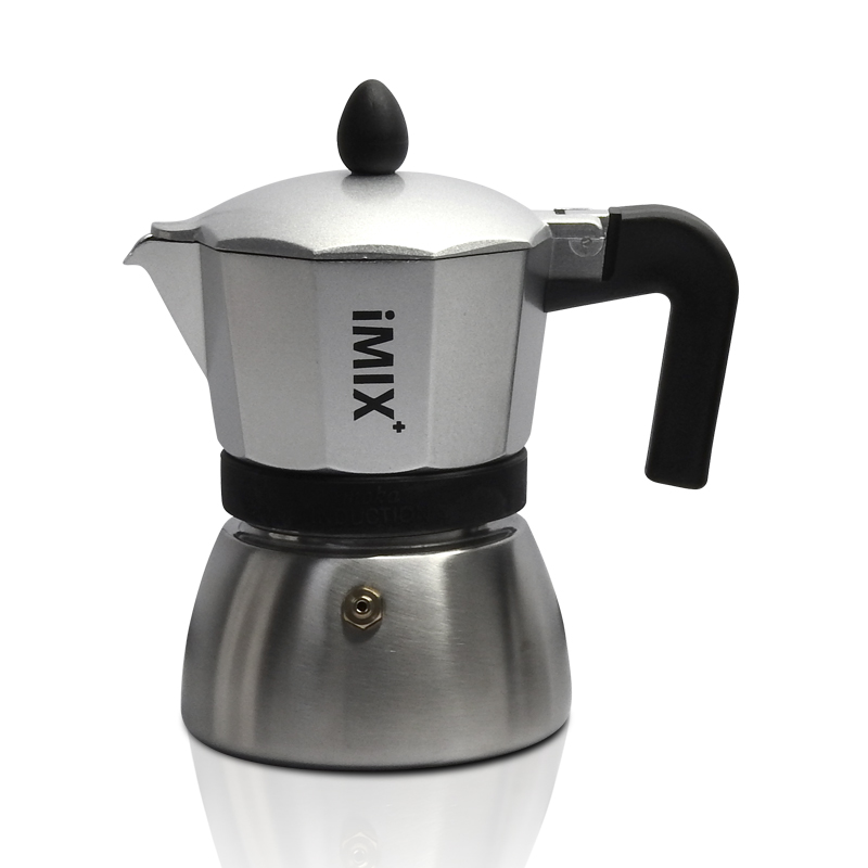 หม้อต้มกาแฟ ไอมิกซ์พลัส อินดักชั่น 3 คัพ แถมฟรี 2IN1 ช้อนตวง-แทมป์