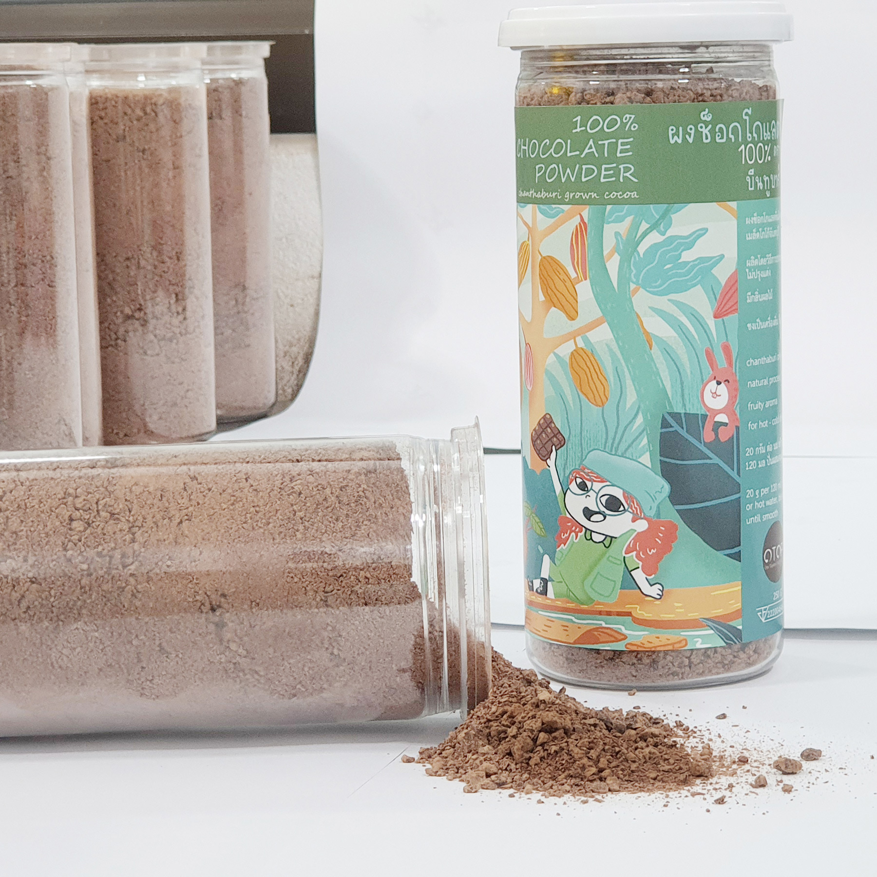 ผงช็อกโกแลตแท้ 100% คีโต เจ พร้อมชง คราฟช็อกโกแลตทำจากเมล็ดโกโก้จันทบุรี ตรา บีนทูบาร์ (250 กรัม )CraftChocpowder100%