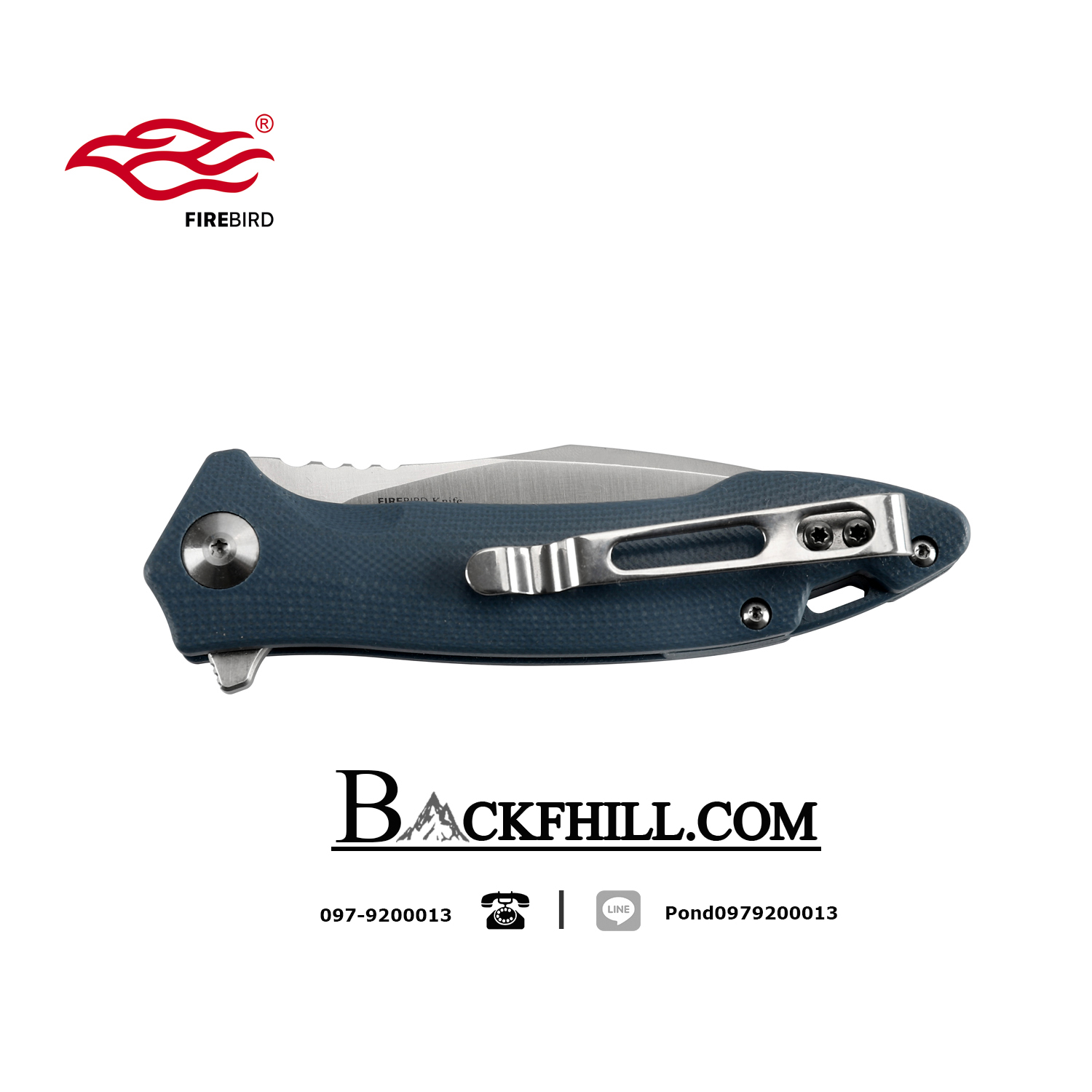 มีดพับ Ganzo กานโซ่ รุ่น FH51-GY / D2 Steel / ของแท้ 100%