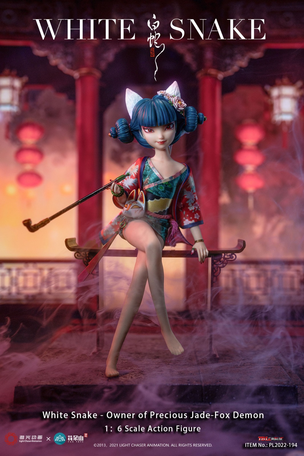 TBLeague PL2022-193 PL2022-194 1/6 Green & White Snake - Owner of Precious Jade-Fox Demon