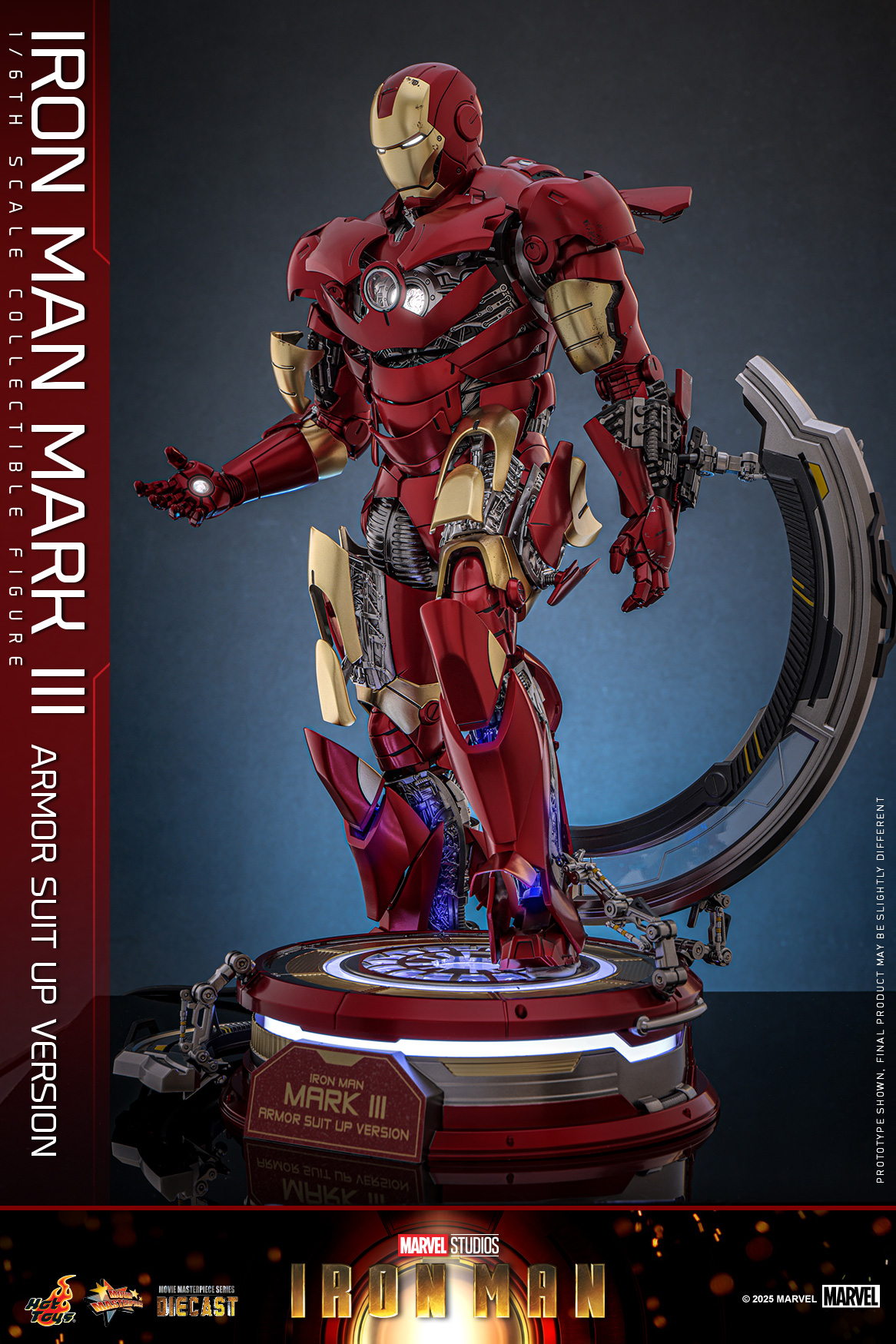 25/08/2568 Hot Toys MMS825D72 Iron Man - Iron Man Mark III (Armor Suit Up Version)