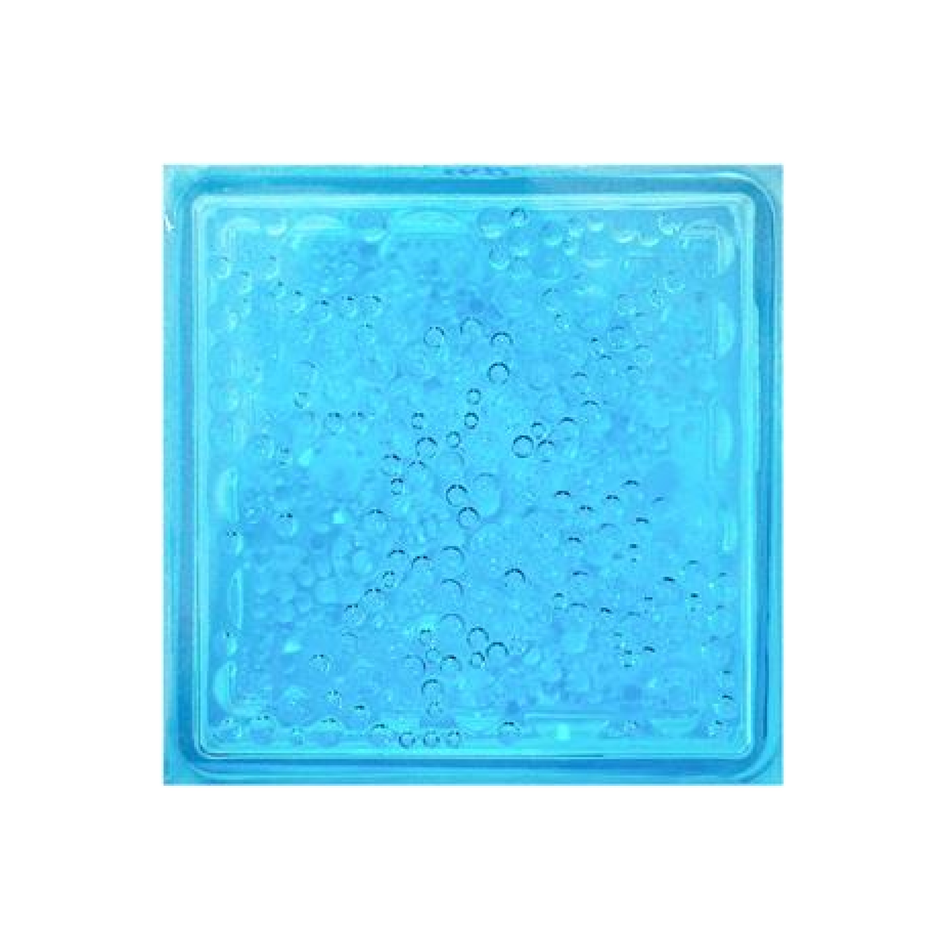 บล็อกแก้วสี KASSA รุ่น ฟองแก้วฟ้า ขนาด 19 x 19 ซม. สีฟ้า