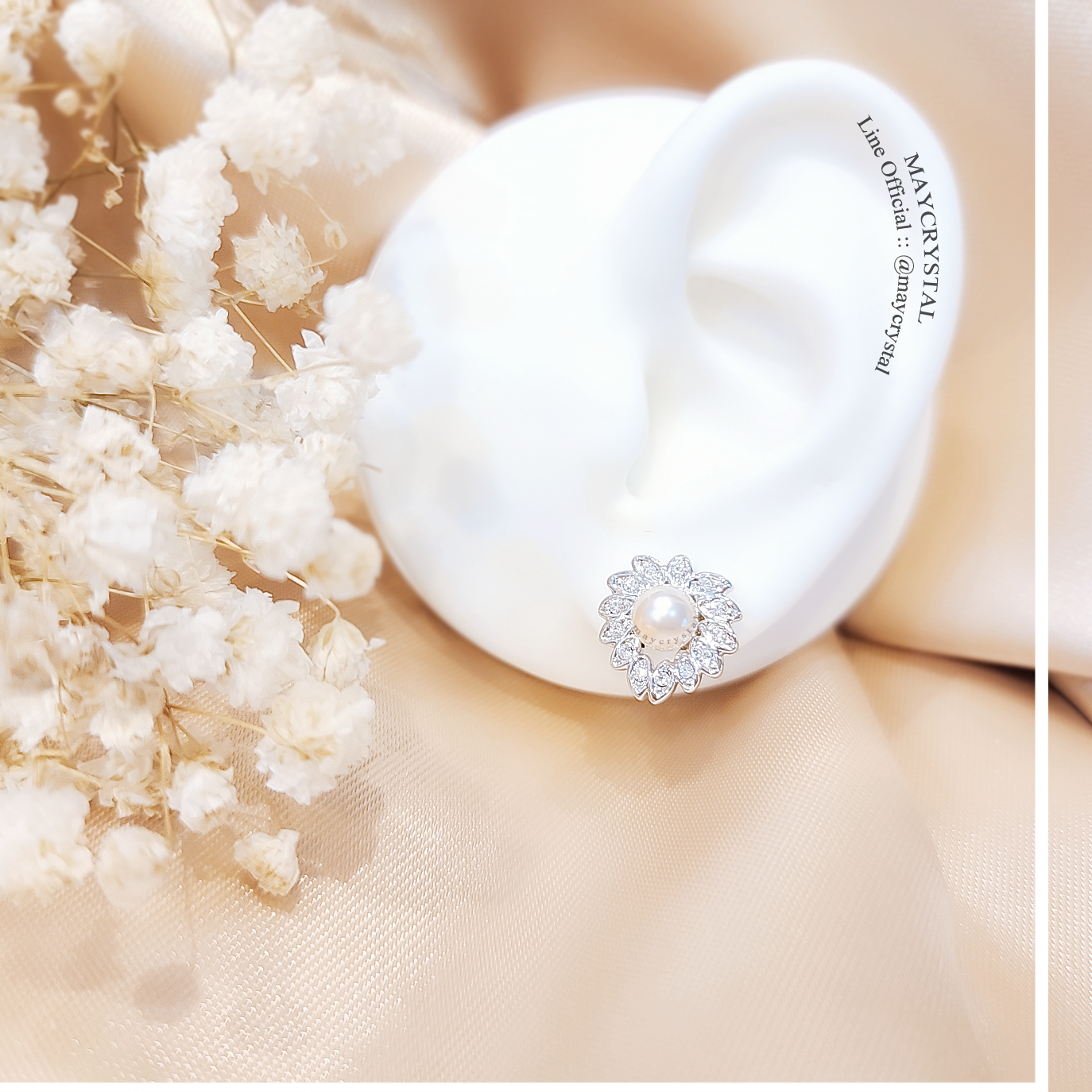 SALE ต่างหู ประดับเรือนคริสตัลจากยุโรป (Embellished with Crystals from Austria)