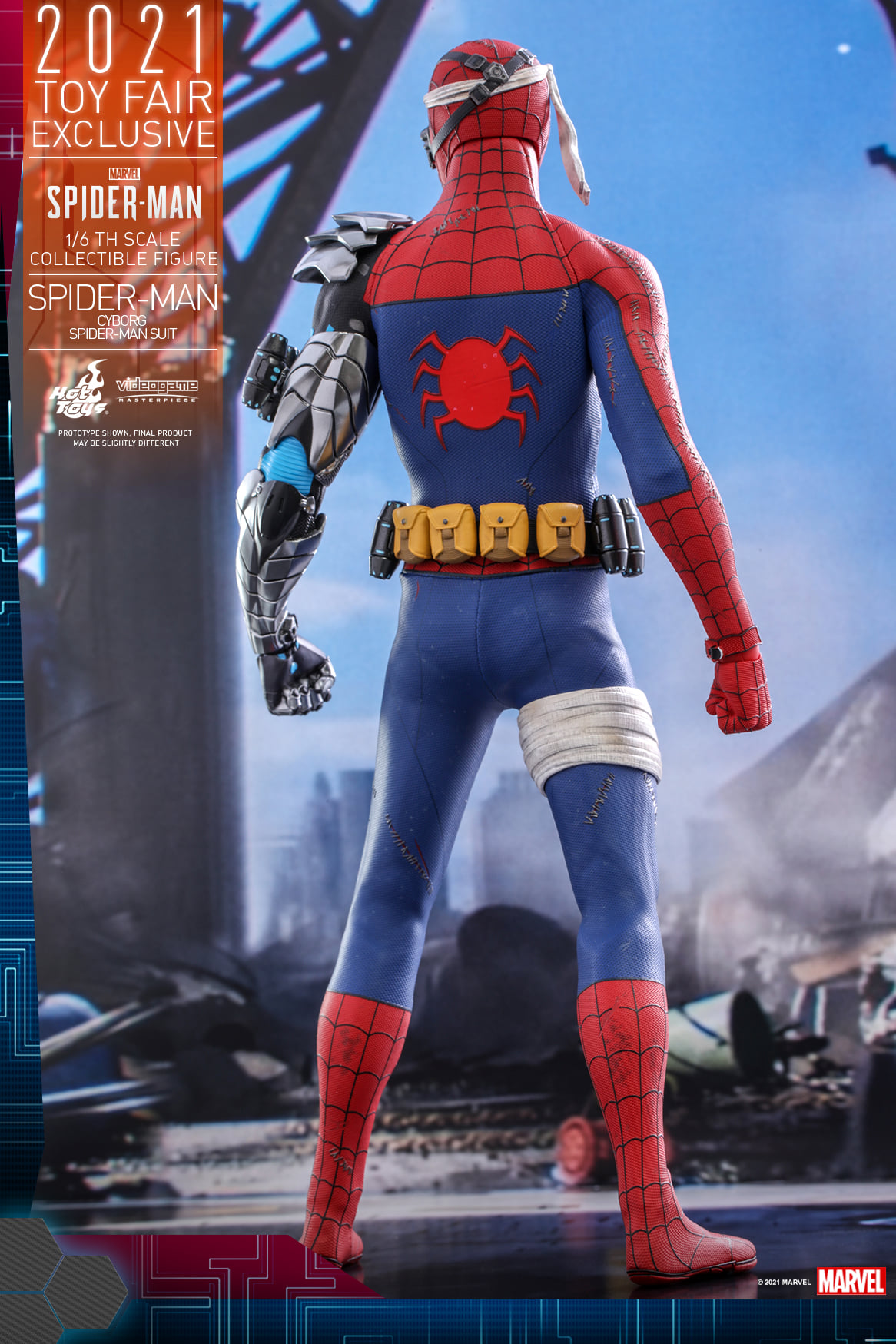 Hot Toys VGM51 1/6 Marvel's Spider-Man - Spider-Man (Cyborg Spider-Man Suit) [Toy Fair Exclusive 2021]