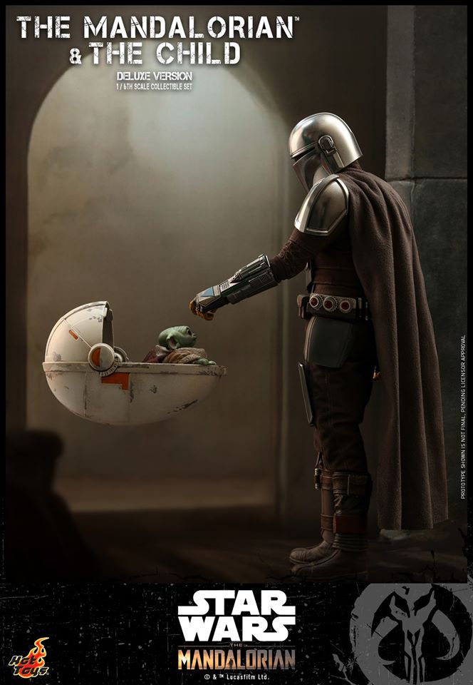 Hot Toys TMS015 The Mandalorian 1/6 The Mandalorian and The Child (Deluxe Version)