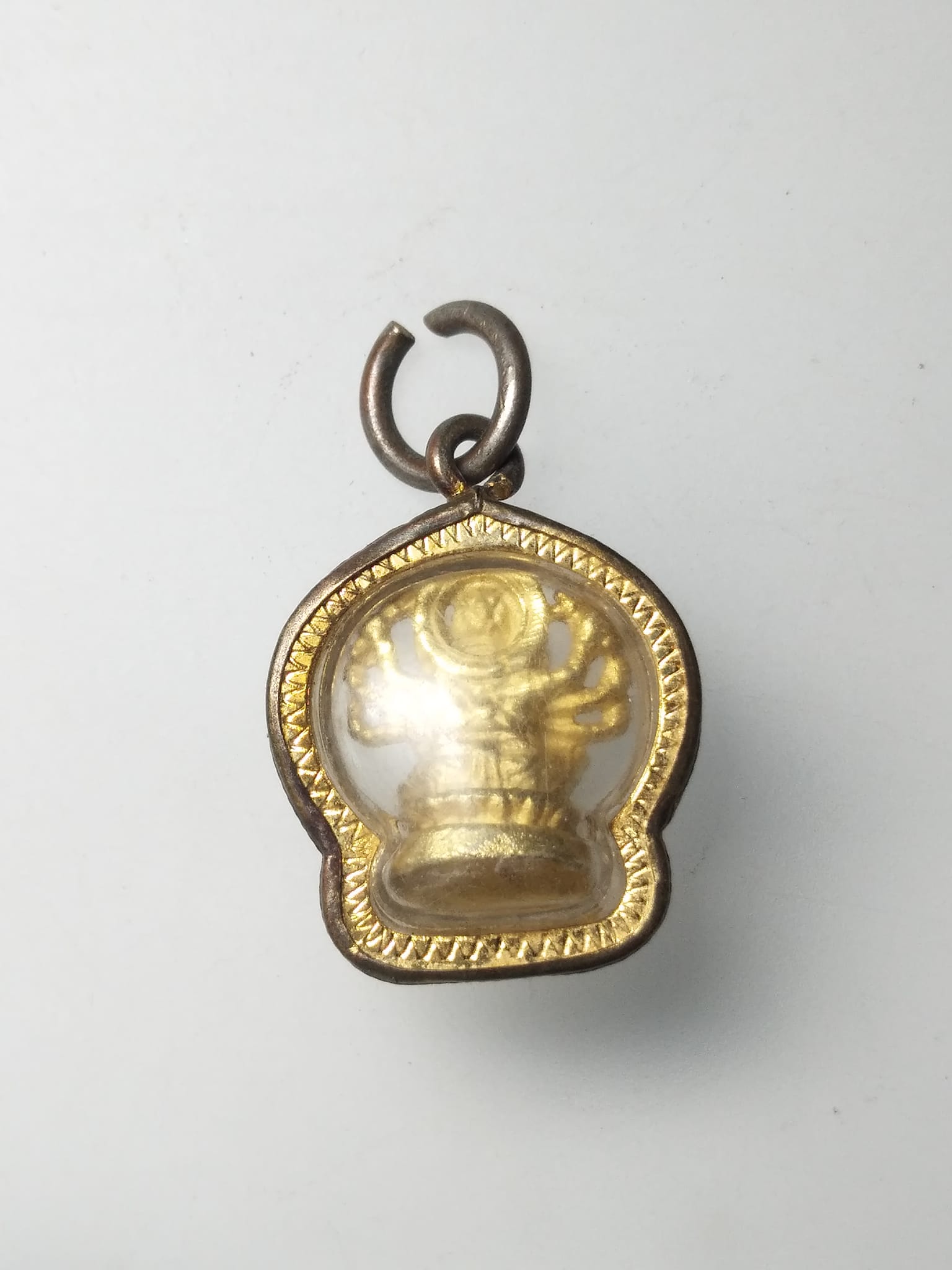 H081 รูปหล่อจิ๋วพระพิฆเนศรุ่นแรกมูลนิธิพระพิฆเนศโบสถ์พราหมณ์ปี35