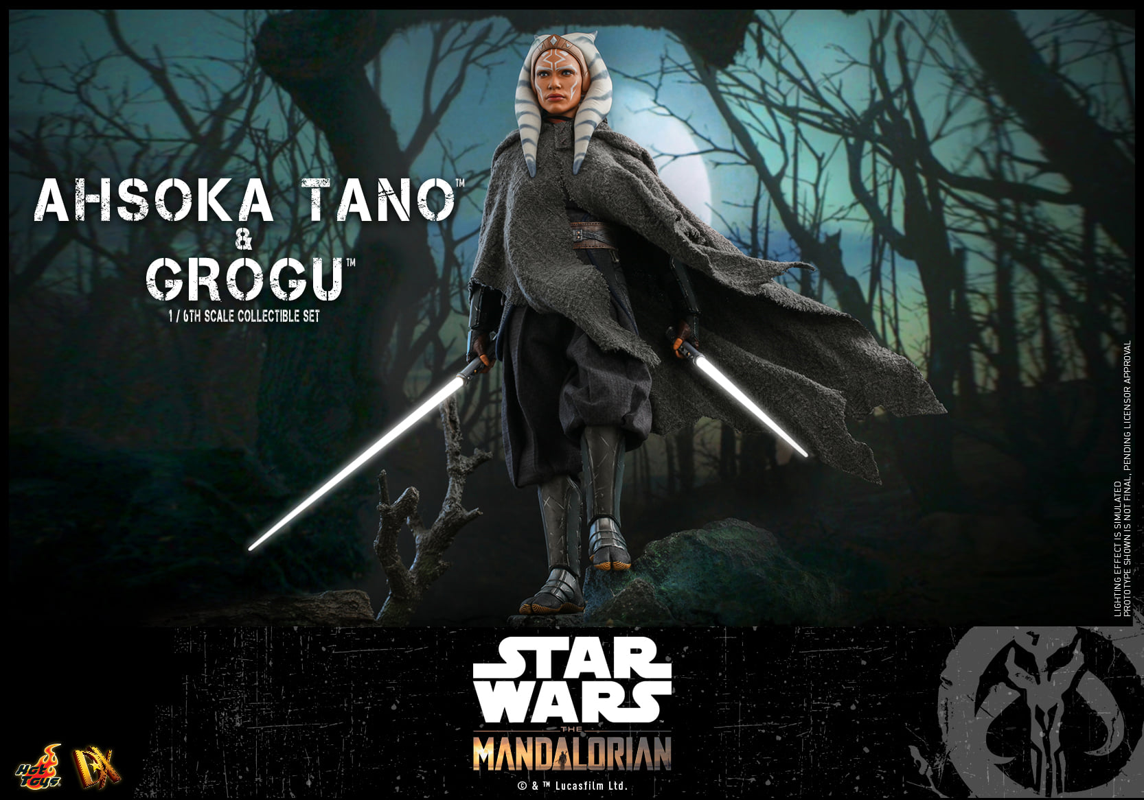 Hot Toys DX21 1/6 Star Wars™: The Mandalorian™ - Ahsoka Tano & Grogu™