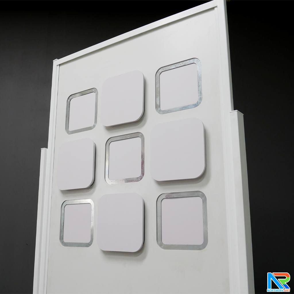 เกมส์เปิดป้ายจับคู่ 9 ช่อง Matching game ขนาด (W)94 x (D)45 x (H)170 cm.พร้อมล้อเลื่อน เคลื่อนย้ายสะดวก