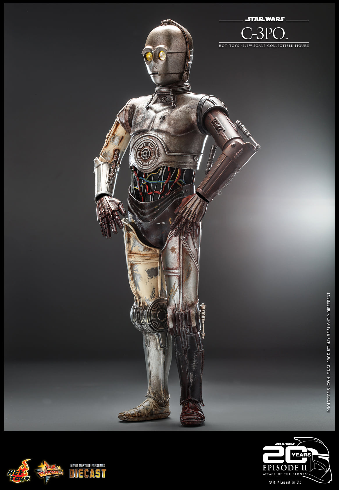 Hot Toys MMS650D46 1/6 Star Wars Episode II: Attack of the Clones™ - C-3PO™