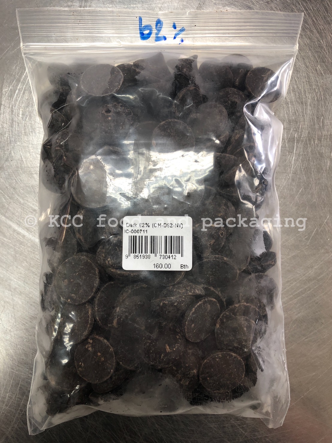 Dark chocolate 62% สยามเมกซ์ (500 กรัม)