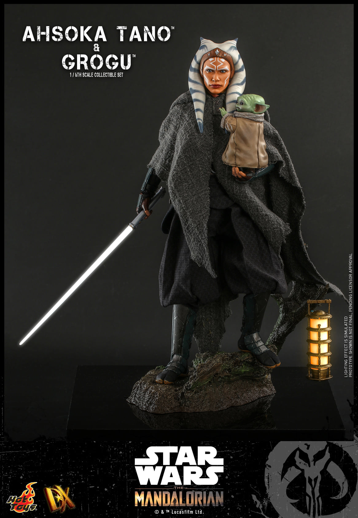 Hot Toys DX21 1/6 Star Wars™: The Mandalorian™ - Ahsoka Tano & Grogu™