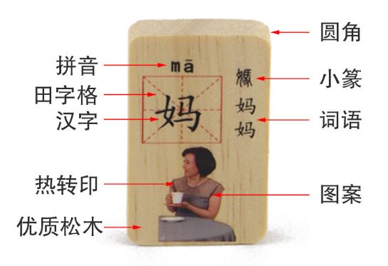 โดมิโนอักษรจีน 智力积木 Chinese Characters Sided Domino