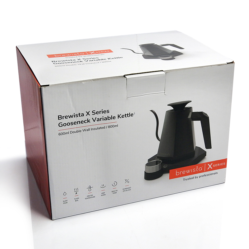 BREWISTA X GOOSENECK VARIABLE KETTLE 800 ML-BLACK