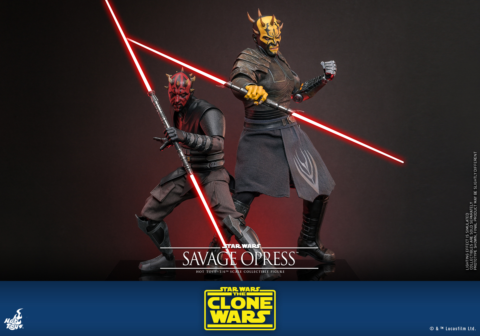 Hot Toys TMS136 Star Wars: The Clone Wars - Savage Opress