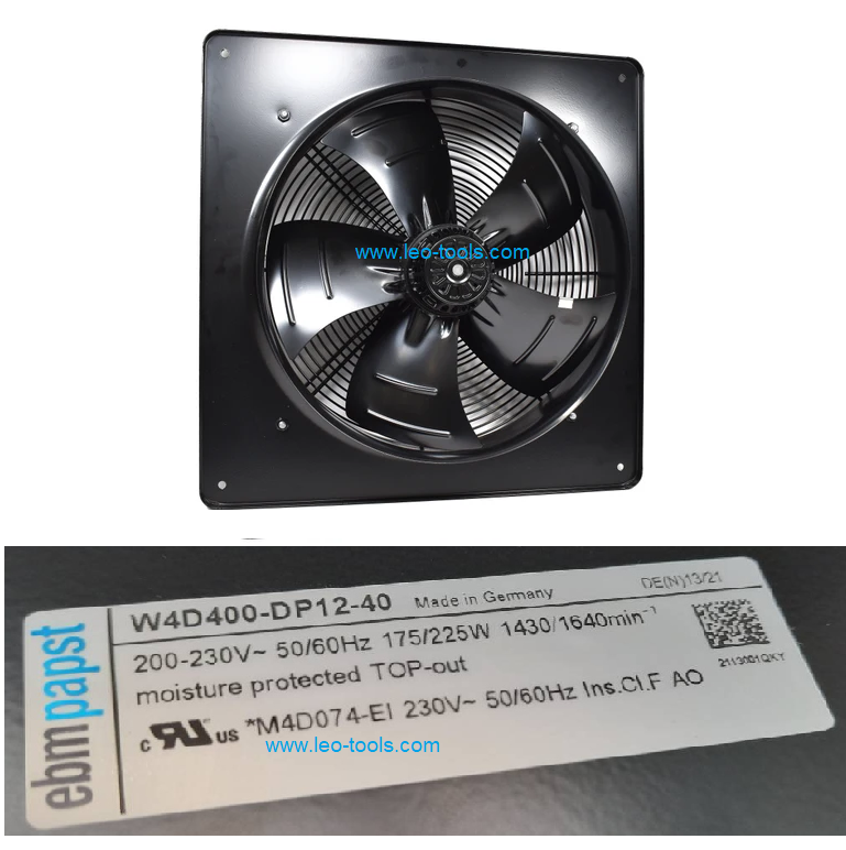 W4D400-DP12-40 200-230V 175/255W EBM-PAPST (W4D400-DA12-40)