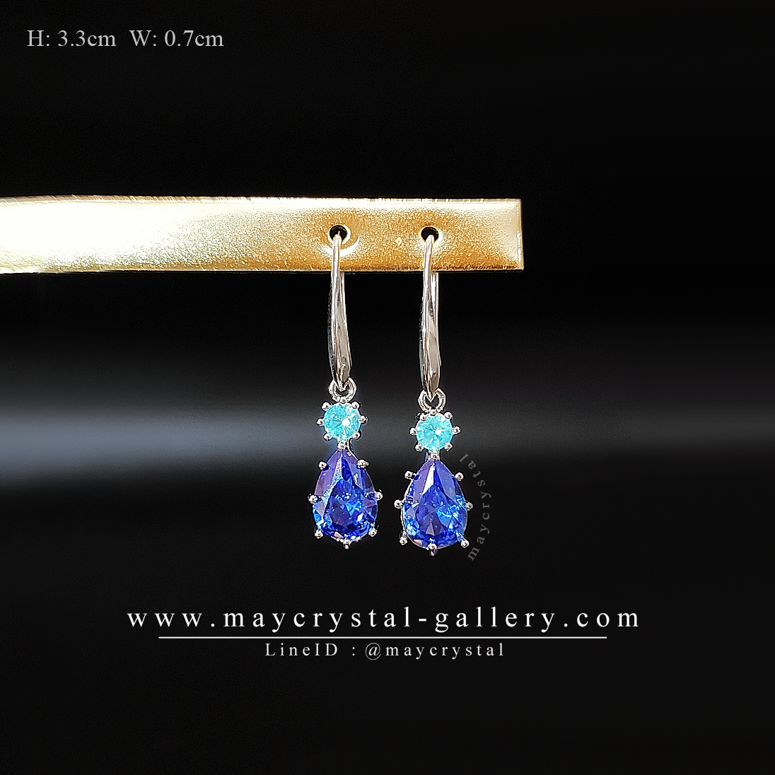 ต่างหูคริสตัลจากยุโรป (Embellished with Crystals from Austria)