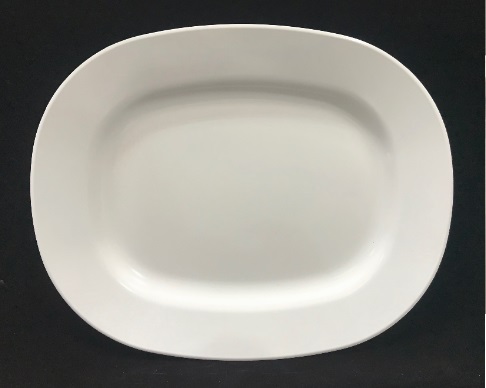 P07413 จานเปลเหลี่ยม 12 นิ้ว เมลามีนแท้ สีพื้น Melamine ware เครือซูปเปอร์แวร์ P1030-12 (ราคาส่งต่อ 12 ใบ : 80 บ./ใบ)