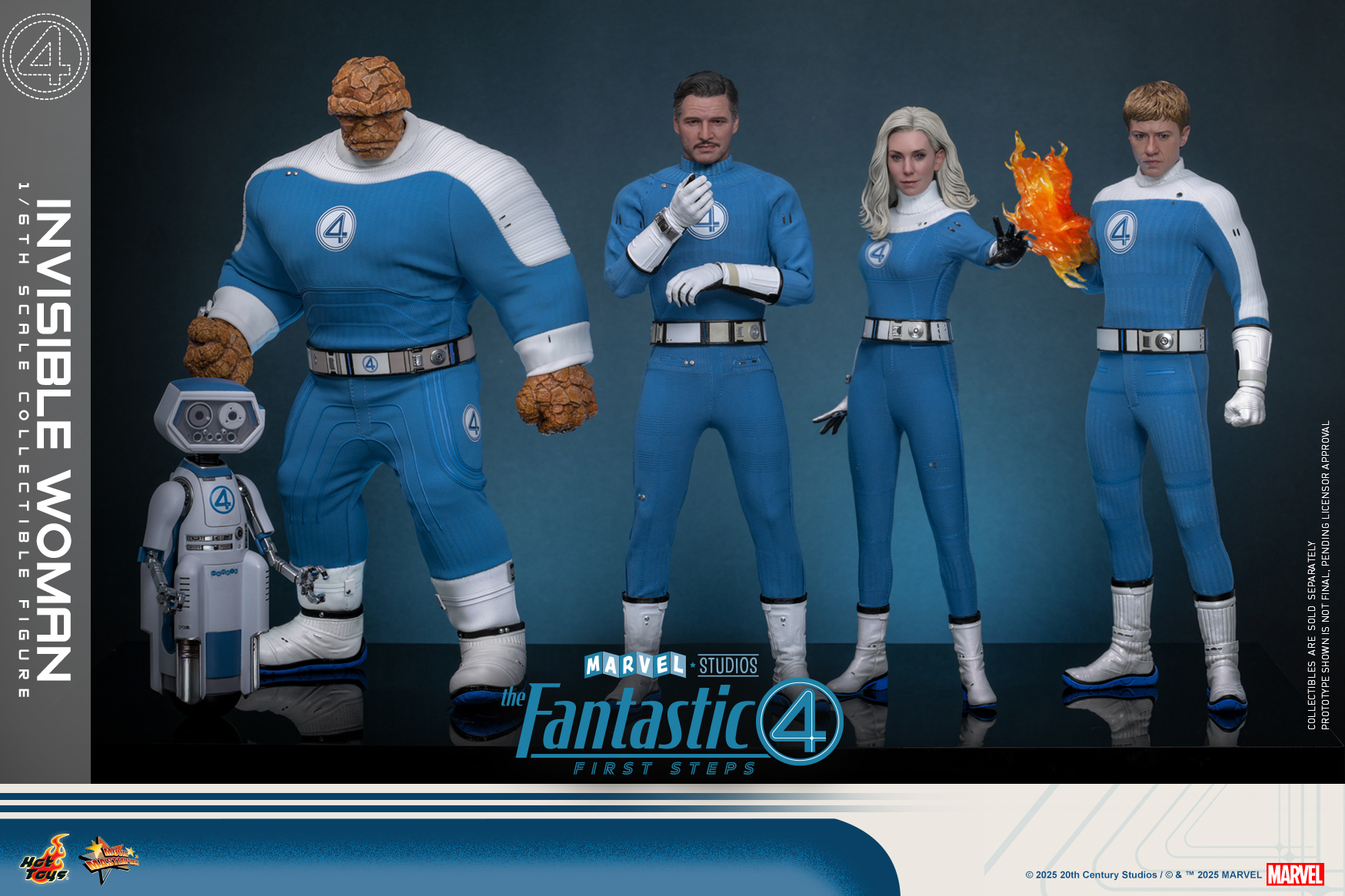 25/08/2568 Hot Toys MMS823 The Fantastic Four: First Steps - Invisible Woman
