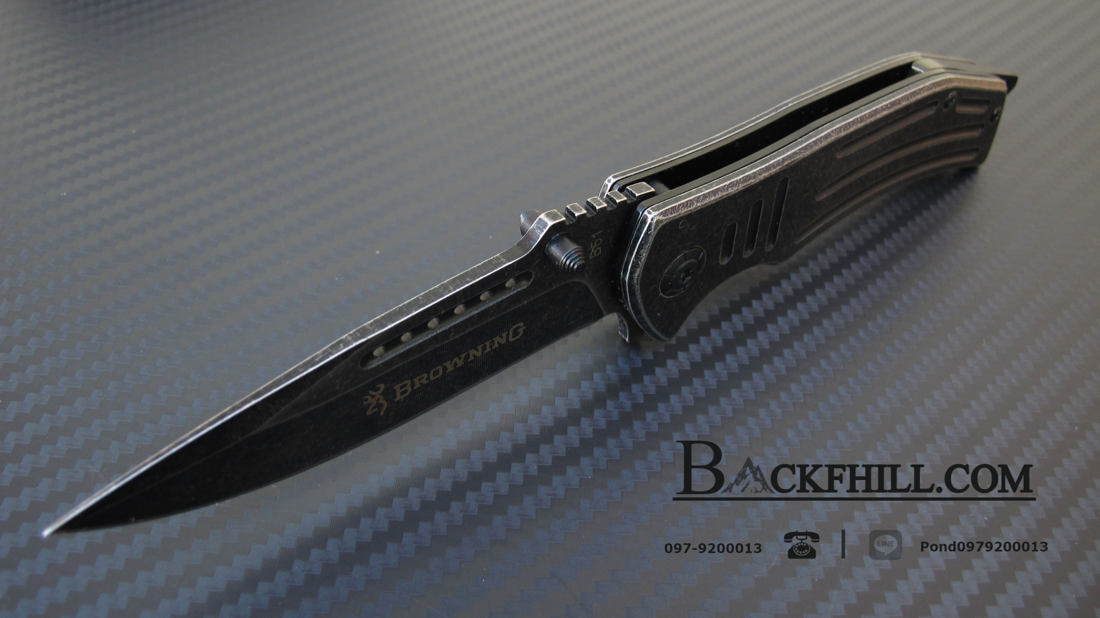 BROWNING รุ่น B51 Stainless Steel สีเหล็กดิบ