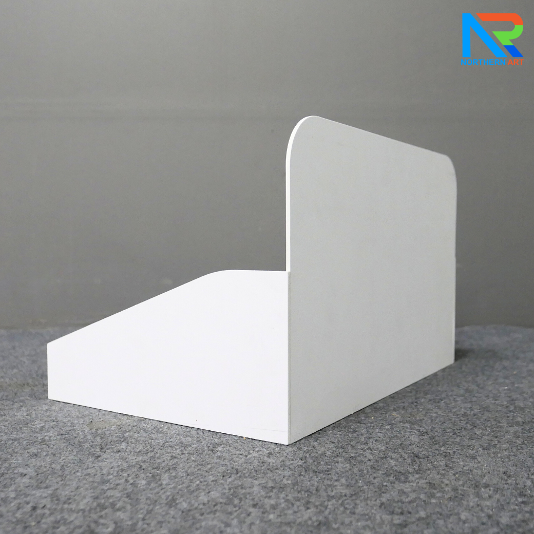 ชั้นวางสินค้าตั้งโต๊ะ ขนาด (W)40 x (D)30 x (H)23 cm. วัสดุพลาสวูดหนา 3-5 มม.