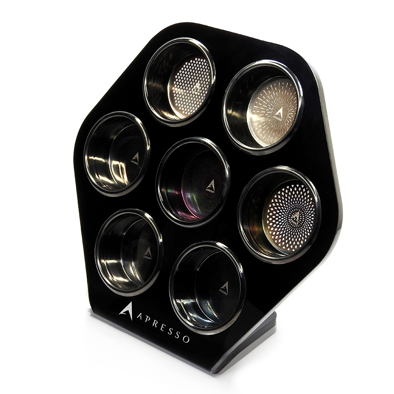 ดิสเพลย์ ตะแกรงกาแฟ อะคริลิค 7 ช่อง