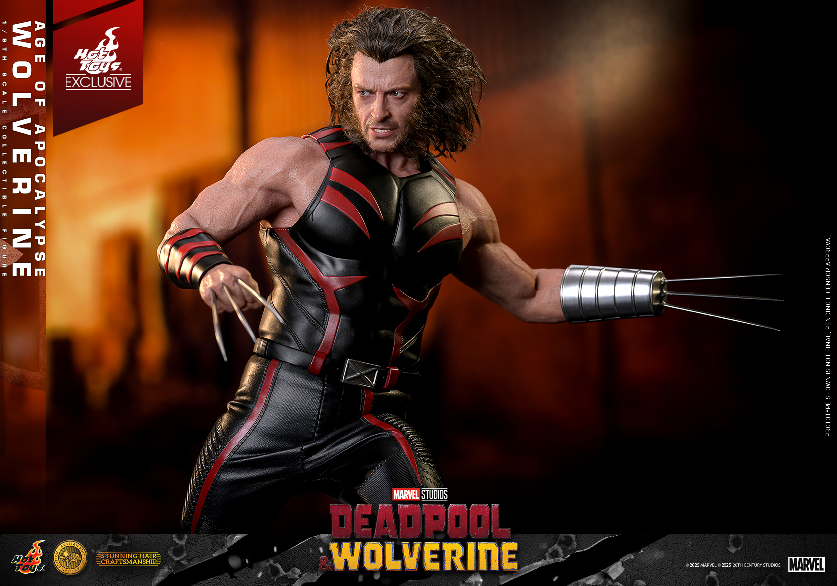 Hot Toys MMS819AE Deadpool & Wolverine - Age of Apocalypse Wolverine (Artisan Edition) [Hot Toys Exclusive]