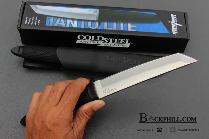 มีดใบตาย COLD STEEL TANTO LITE ขนาด 11.5 นิ้ว ใบหนา 4 มม. พร้อมซองแข็ง (OEM) AAA