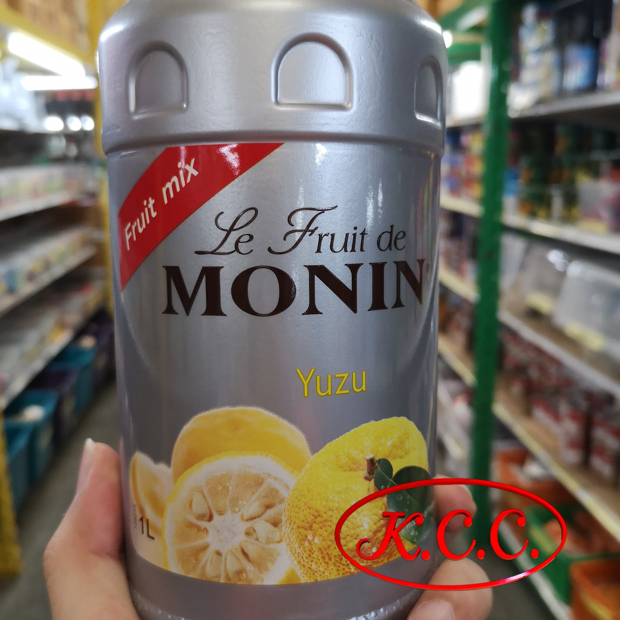 MONIN YUZU PUREE - เพียวเร่ ไซรัปกลิ่นยูซุ (1,000ml)