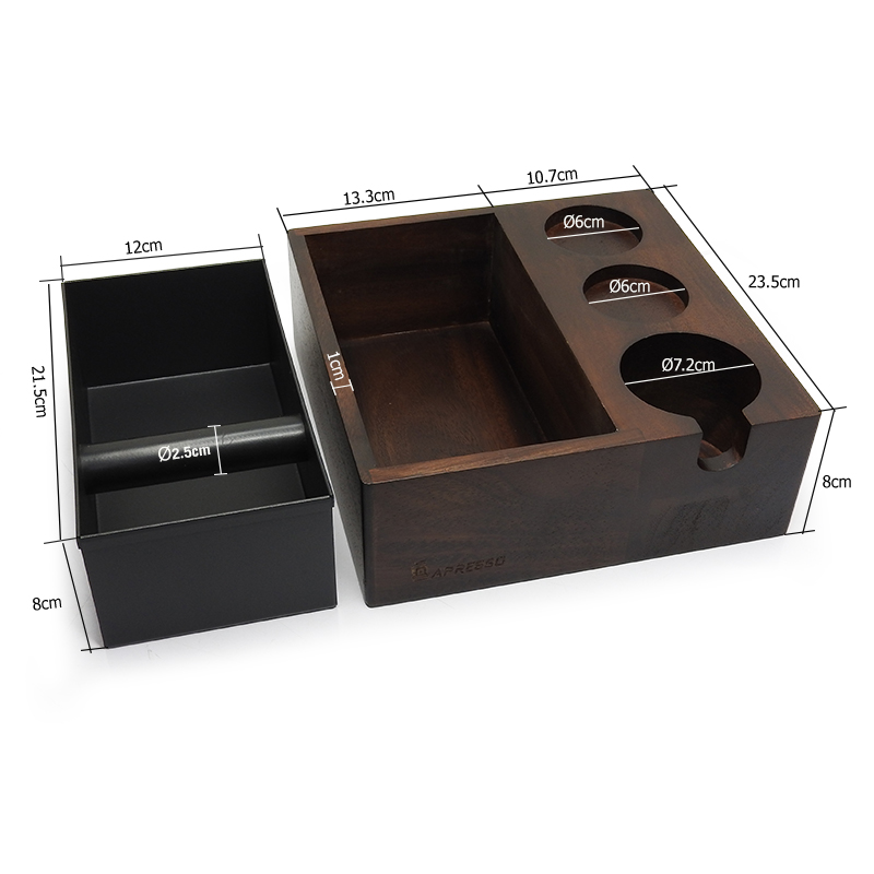 ที่วางแทมเปอร์ 3in1 มีอ่างเคาะกากกาแฟ และที่แทมป์กดกาแฟ