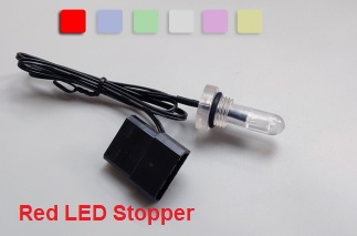 Stoper LED, จุกปิดรูแทงค์ ขนาด 1/4" *Red