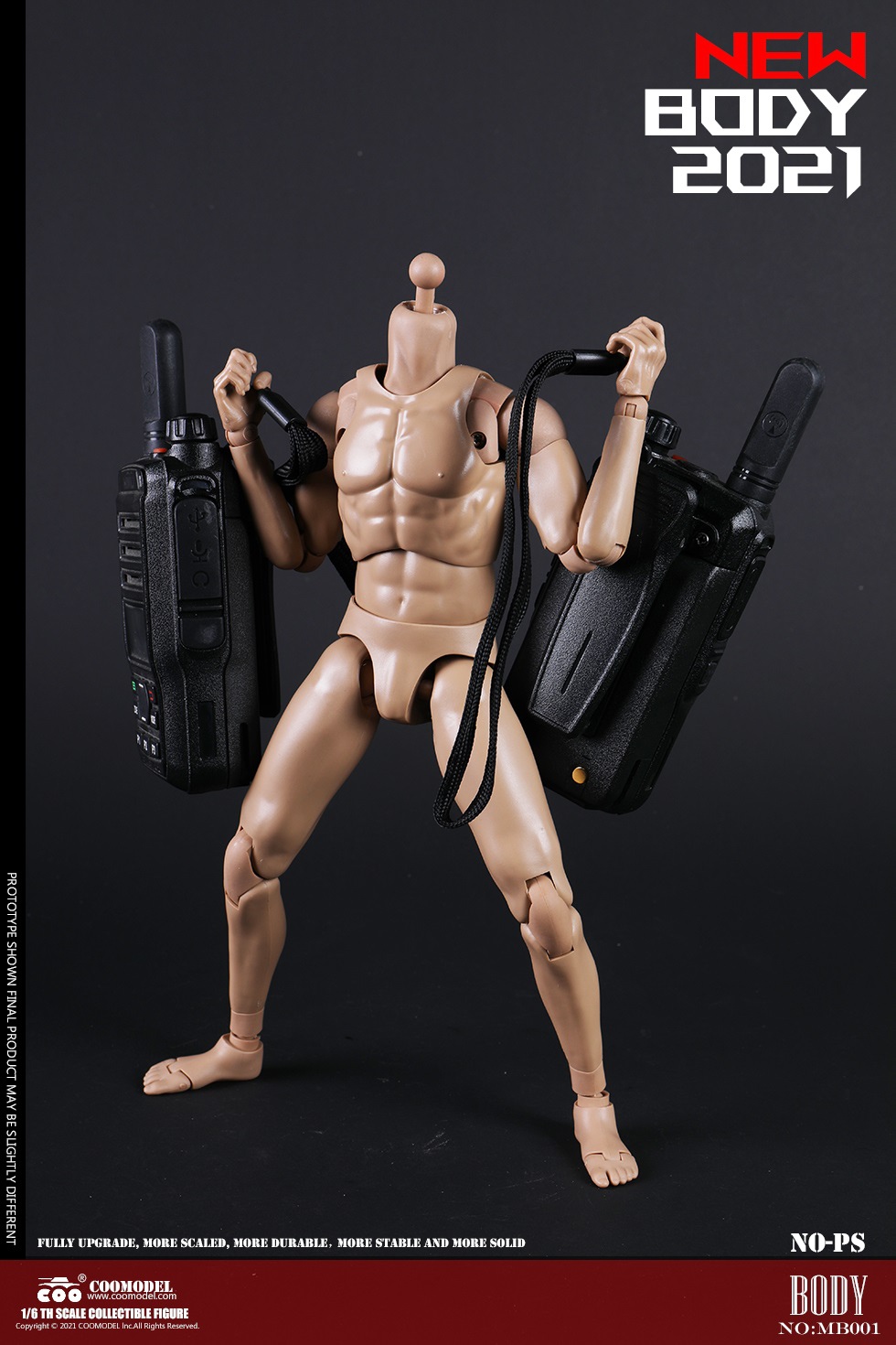 COOMODEL MB001-4 1/6 NEW TYPE MALE BODY