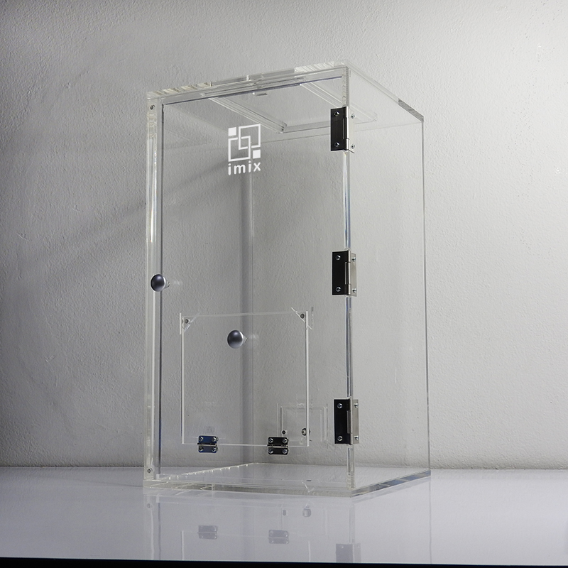 กล่องเก็บเสียง IMIX ฝาเปิดด้านบน-ฝาสไลด์เปิด 28x28x50 cm.